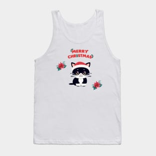 cat christmas Tank Top